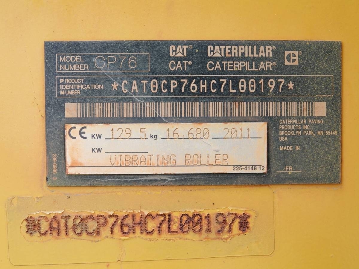 Caterpillar CP76 bütykös henger / 2011 / 7700üó / Lízing 20%-tól