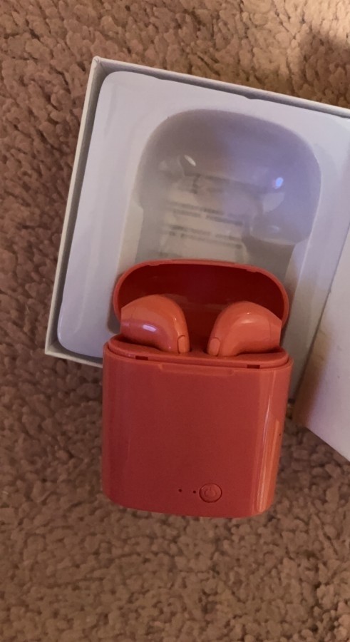 i7s pink fülhallgató 