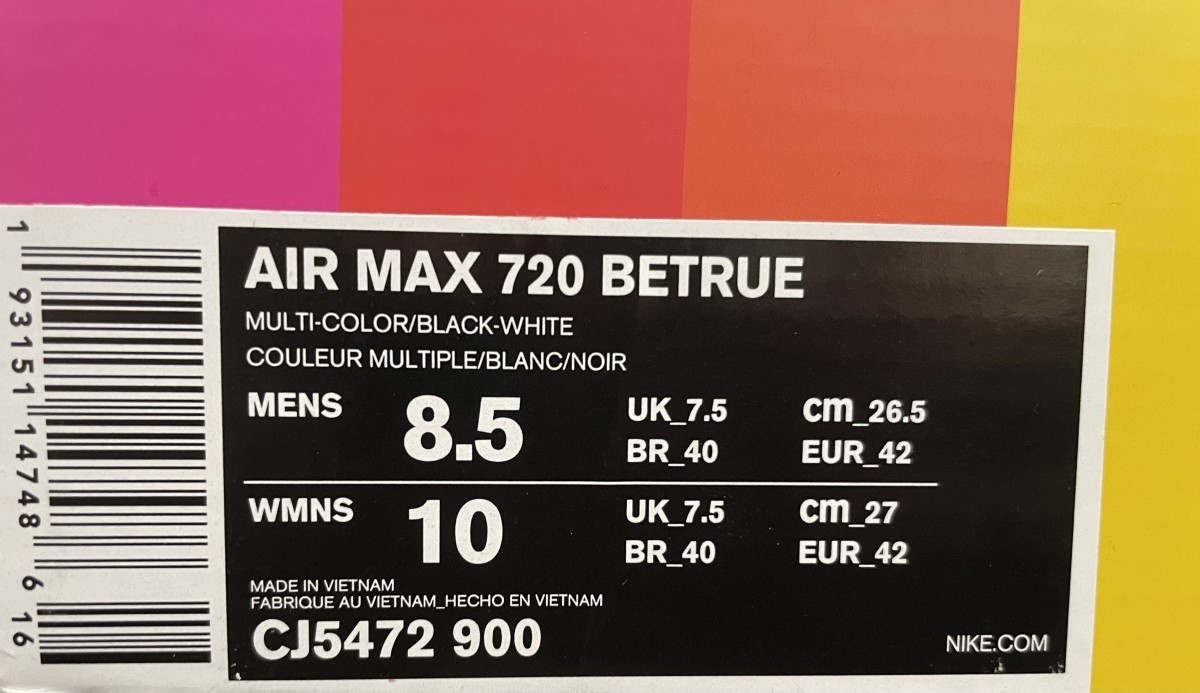 Nike Air Max 720 Betrue