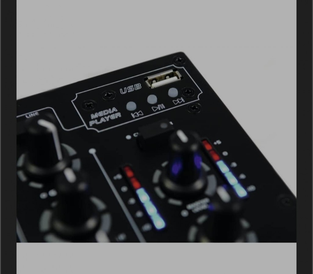 OMNITRONIC PM-311P DJ Mixer With Player – 3 Csatornás Dj Keverõpult, Beépített MP3 Lejátszóval