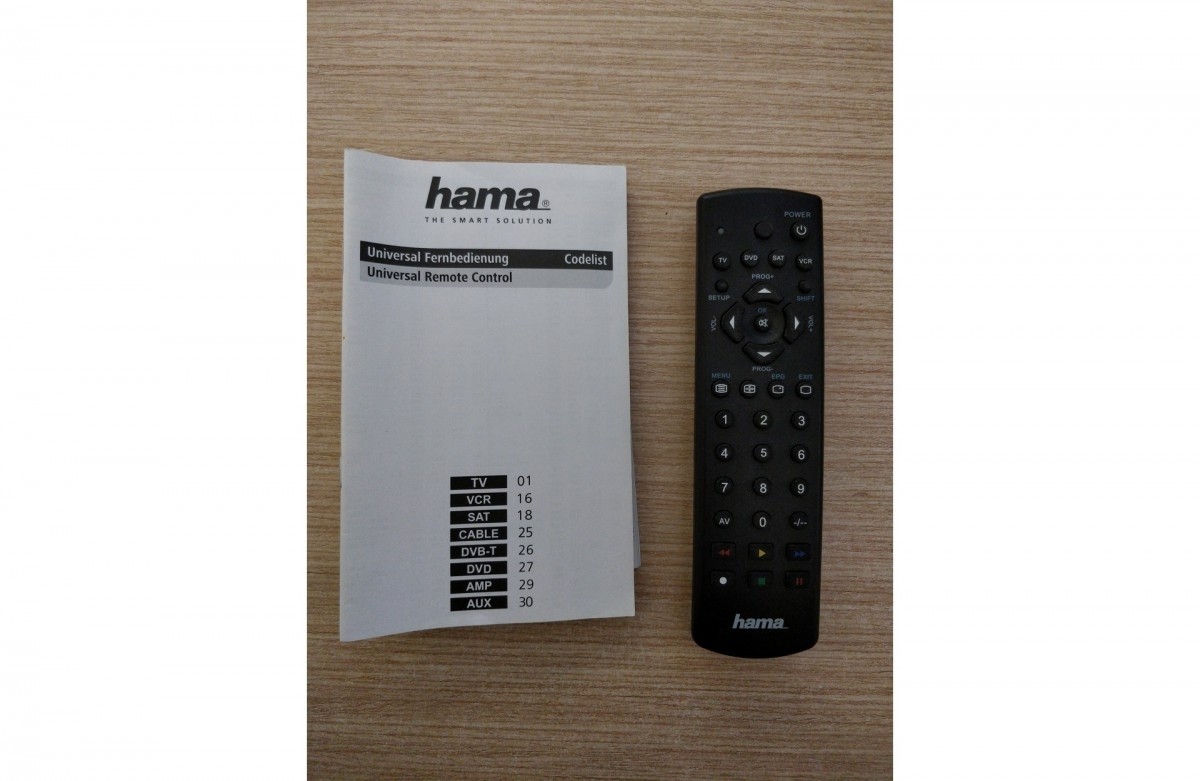 Hama univerzális távirányító (TV, VCR, SAT, DVB-T, DVD.) (#128-7191)