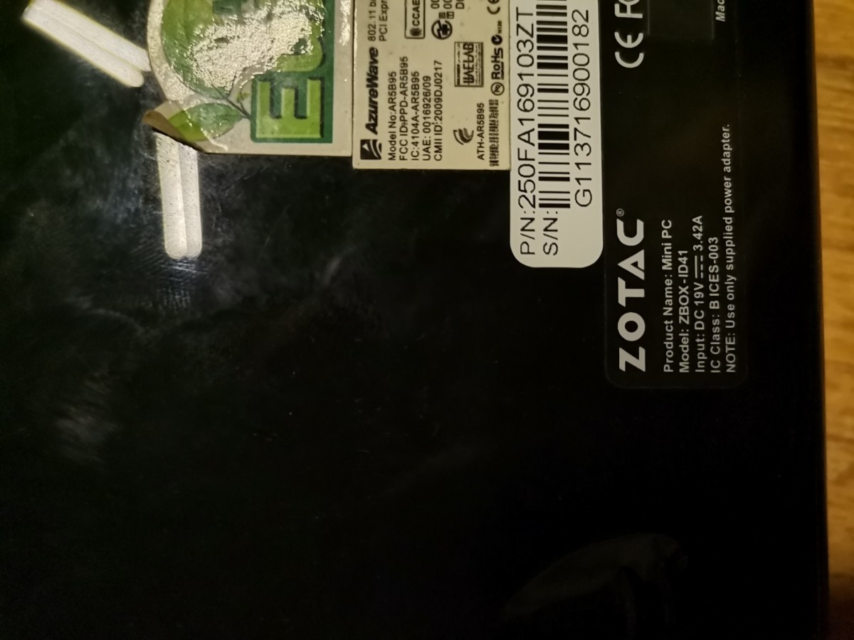 Zotac Zbox ID41 számítógép eladó !