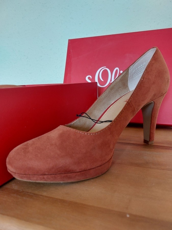 S.Oliver 40-es női velur cipő