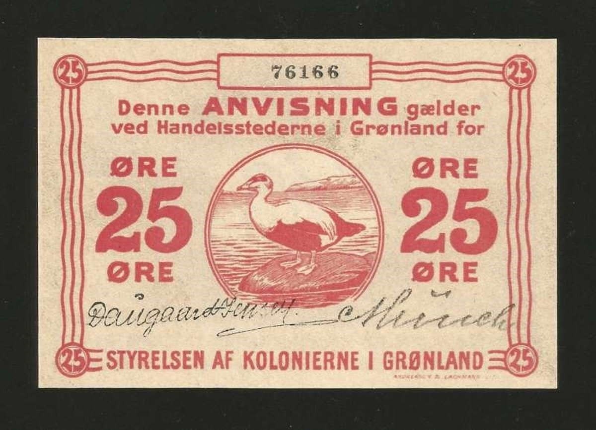 Grönland 25 Ore 1913 UNC! RR!