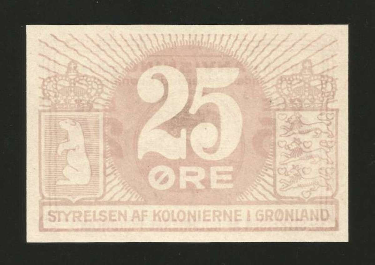 Grönland 25 Ore 1913 UNC! RR!
