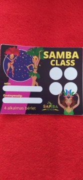 Samba tánc tanfolyam 4  alkalomra