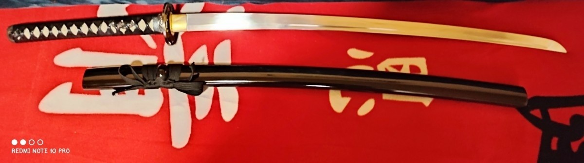 Akció!Teljesen új Japán gyártmányú Szamuráj kard, Damaszk Doragonkurō Katana!