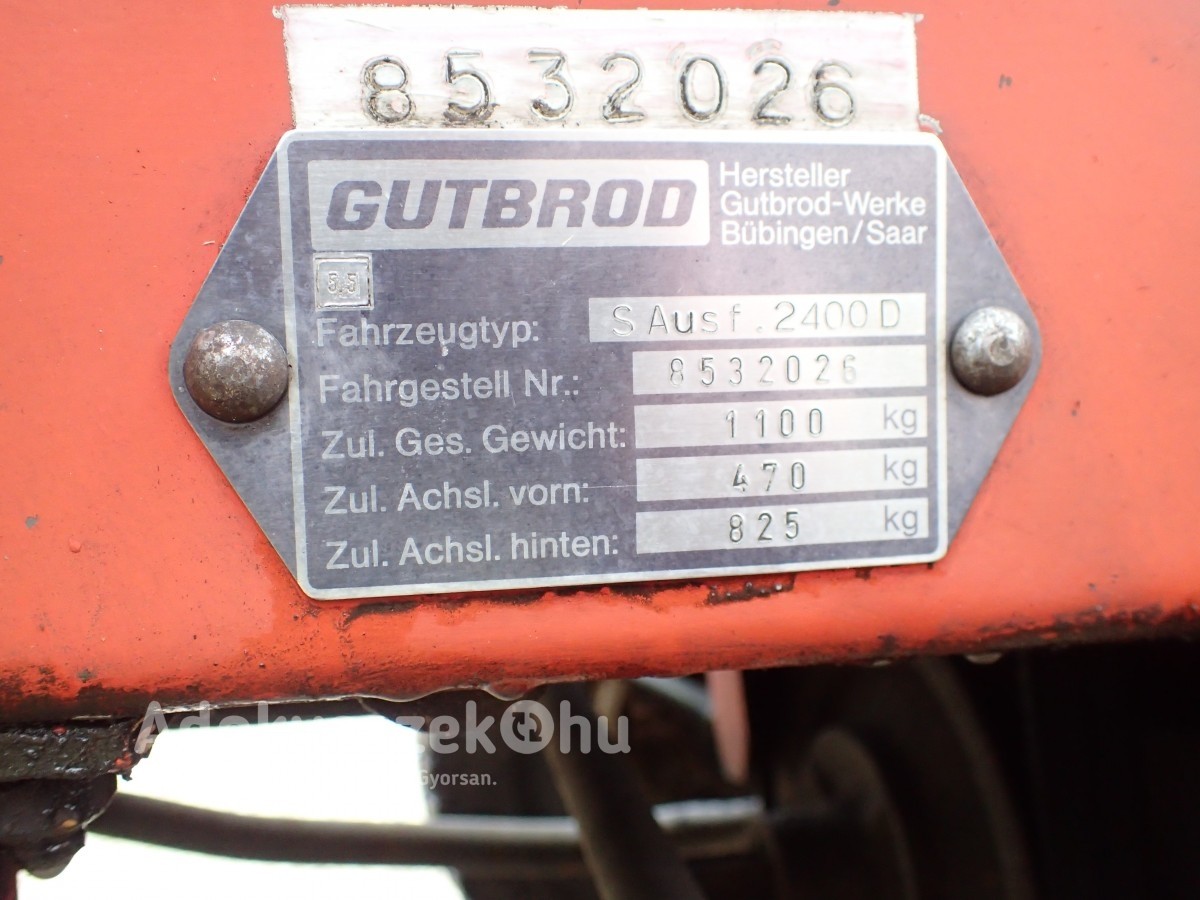 GUTBROD 2400D kistraktor
