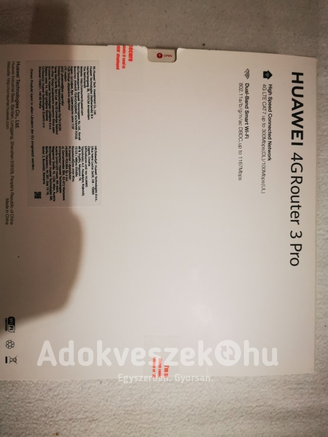Huawei 4G router 3 Pro sim