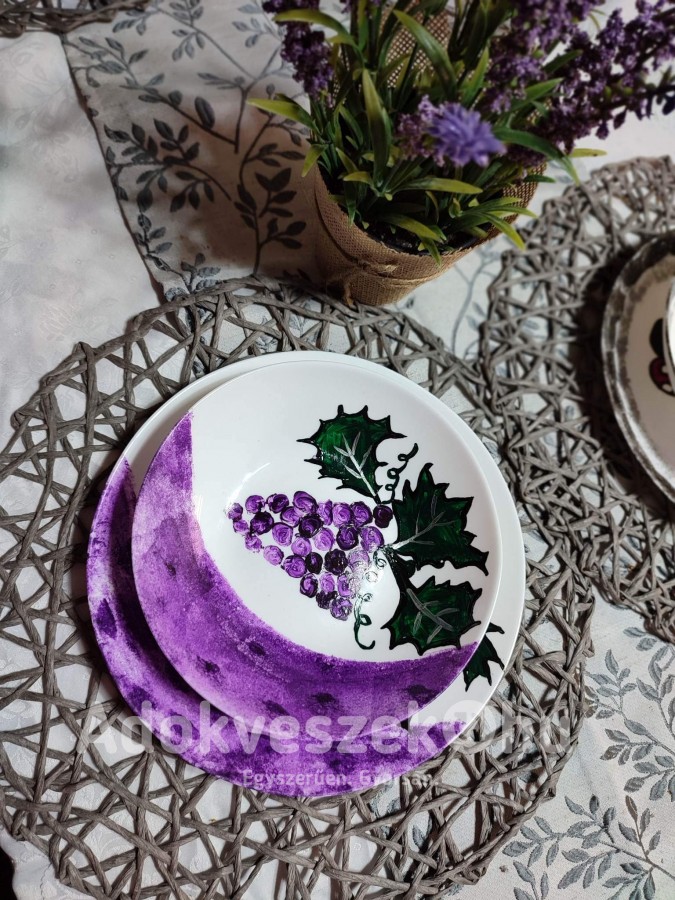 Egyedi stílusú kézzel festett tányér készletek