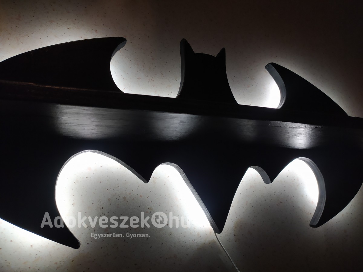 Batman polc led világítással új