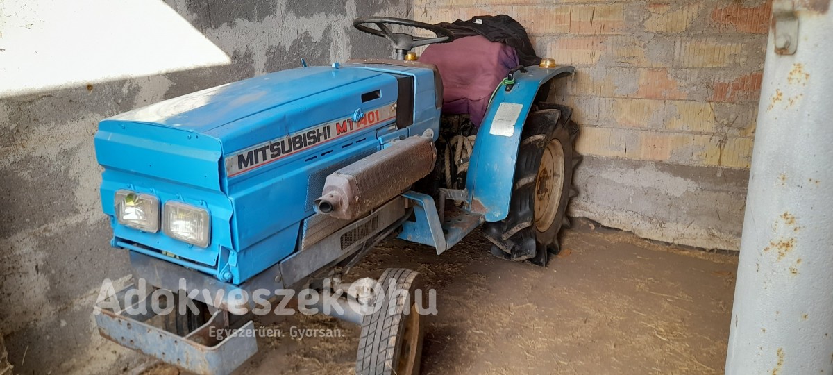 Eladó Mitsubishi MT1401 típusú kis traktor