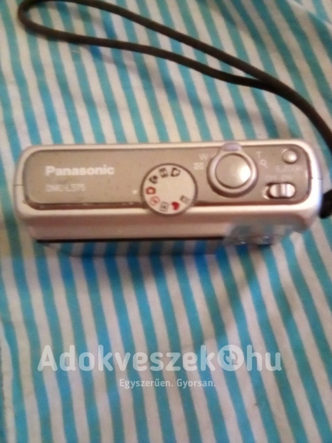 Eladó egy használt Panasonic lumlx DMC-LS75 fényképezőgép.