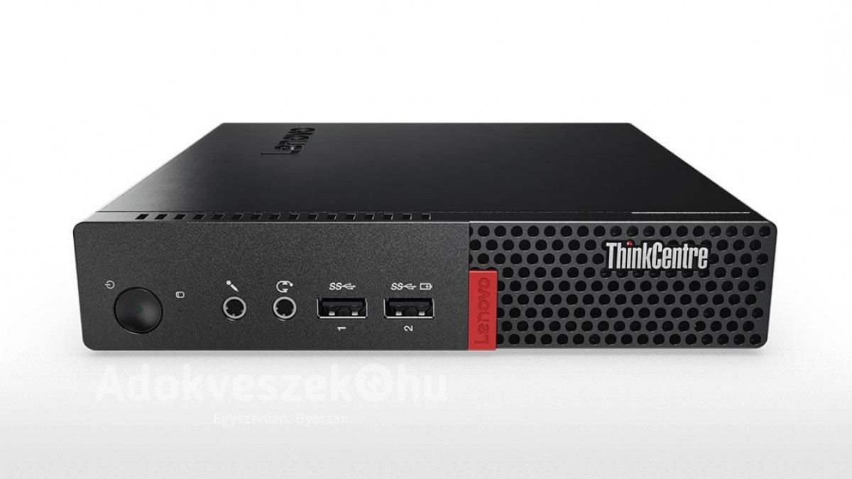 Lenovo ThinkCentre M710Q Tiny PC G4400T/8 GB DDR4/128GB SSD NVMe+Win10PRO-DP-HDMI adapter12 HÓ GARANCIA