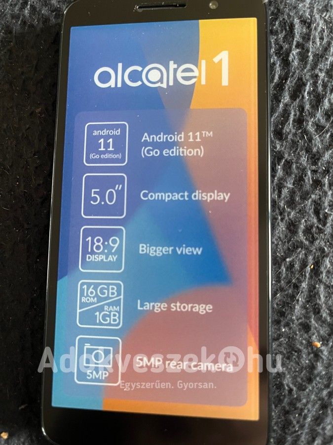 Alcatal1 kártyafüggetlen okostelefon 16 GB, android op.rendszer.,