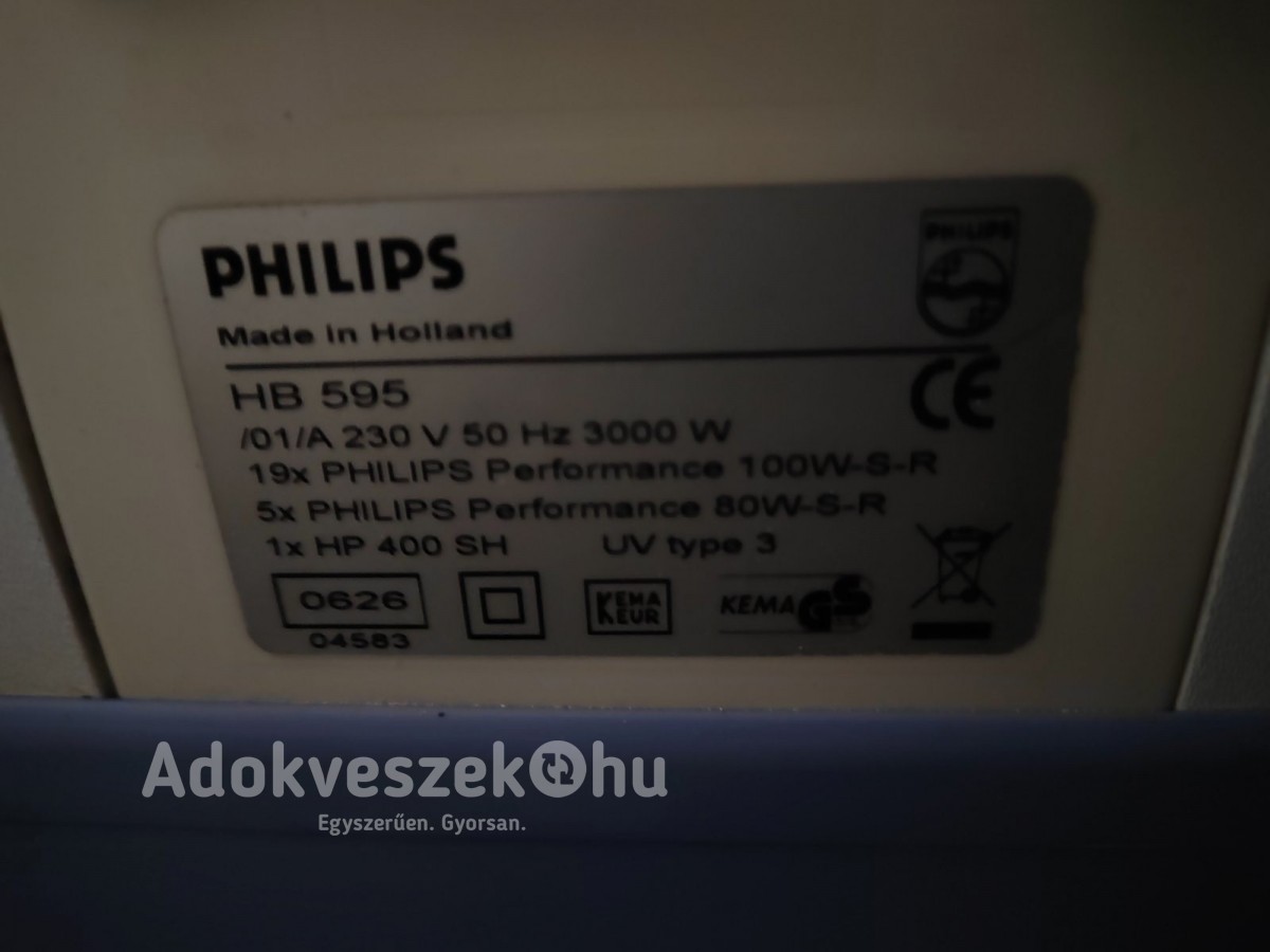 Eladó Philips Szolárium akár otthoni használatra is