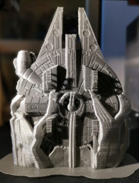 3D nyomtatott Millenium Falcon // egyéb 3D nyomt. termékek