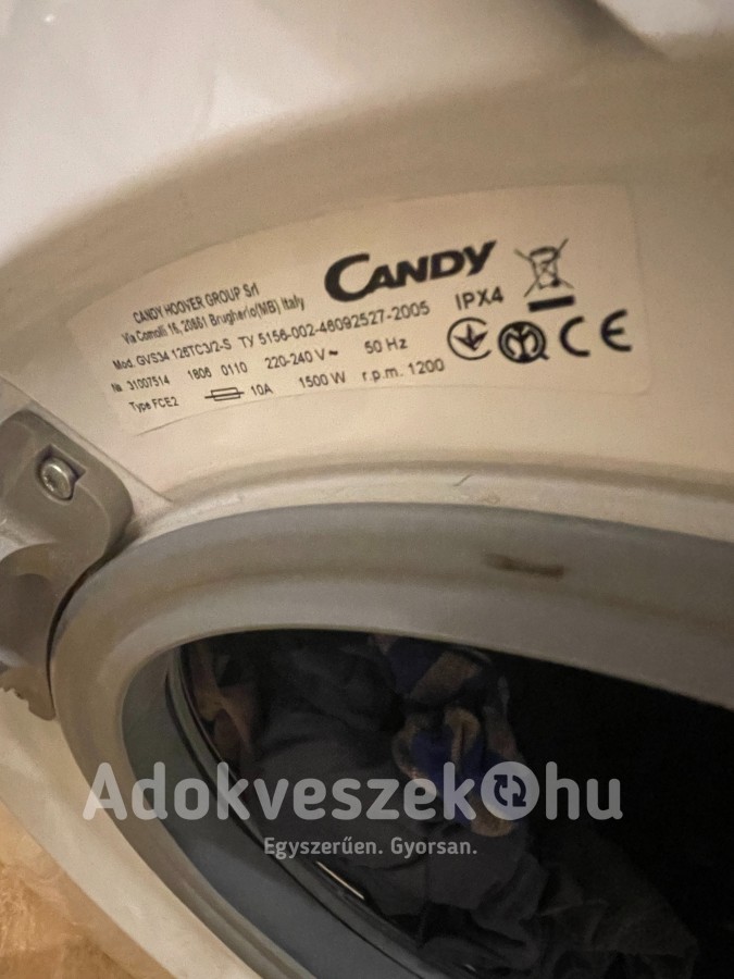 Candy mosógép elektronikai hibás, alkatrésznek