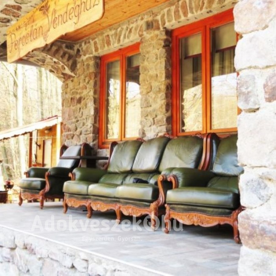 Eladó vendégház Hollóházán, lenyűgöző hegyvidéki környezetben