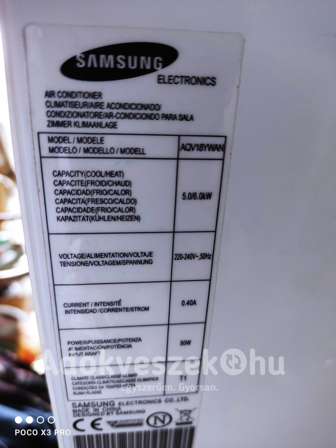 Samsung inverteres klíma új .