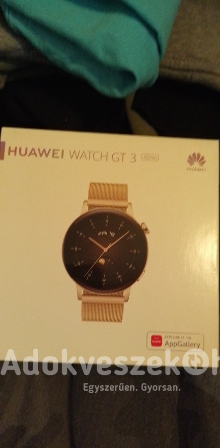 Huawei watch GT3 gold okosóra 
