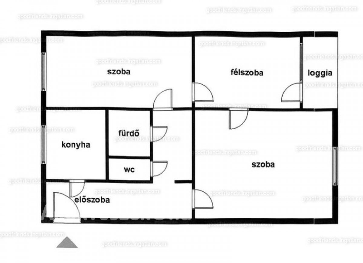XIV kerület Zuglóban panelprogramos 70nm 2+1fél szobás erkélyes panel lakás eladó tárolóval
