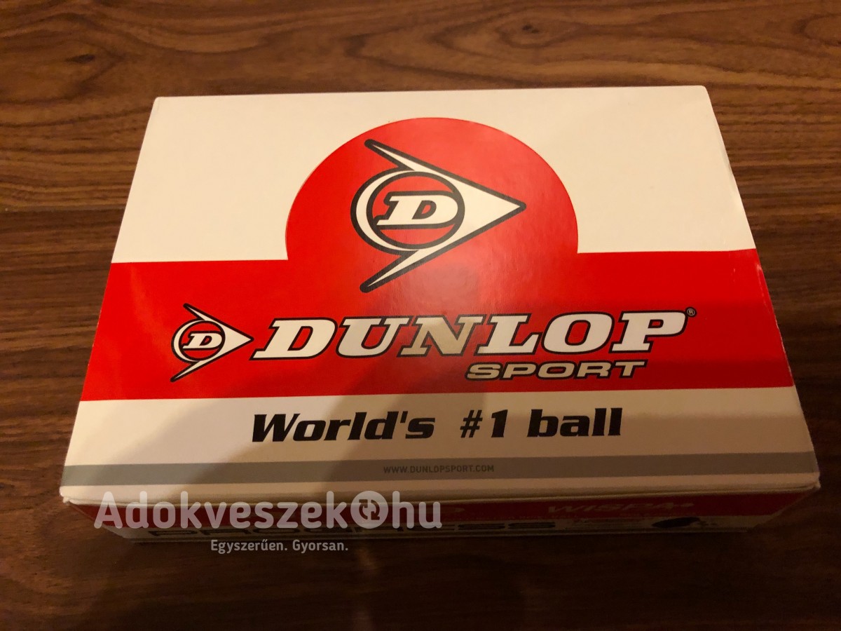 Dunlop Progress squash, fallabda, egypontos, vadonatúj  külön 5db egyben