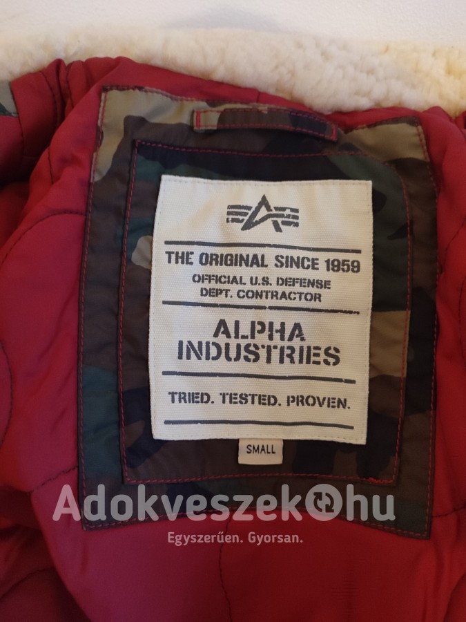 Alpha Industries Injector III Férfi kabát!