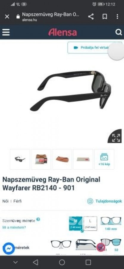 RayBan napszemüveg 