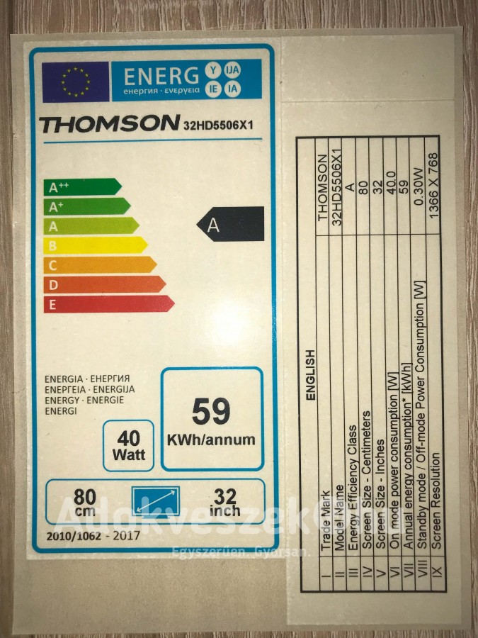 Thomson LED TV 32HD5506X1