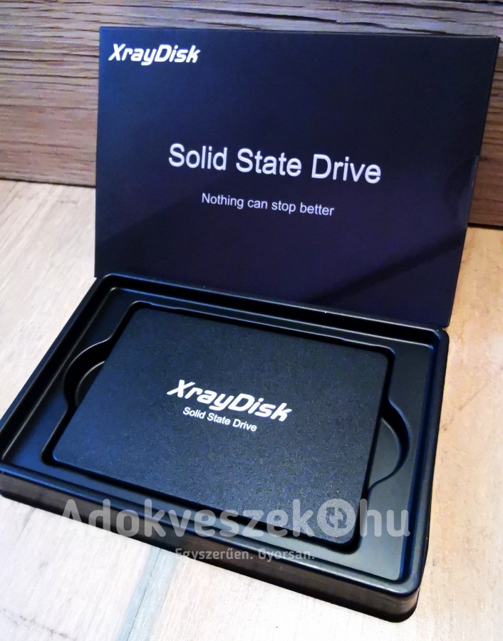 Új, Xraydisk® Sata3 SSD merevlemez 256 GB 