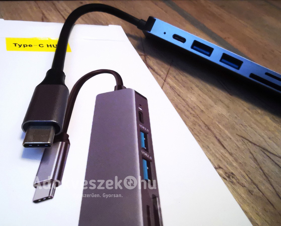 Új, Bakeey® 6-in-1 USB-C Hub(HDMI 4K, 100 W-os PD töltés)