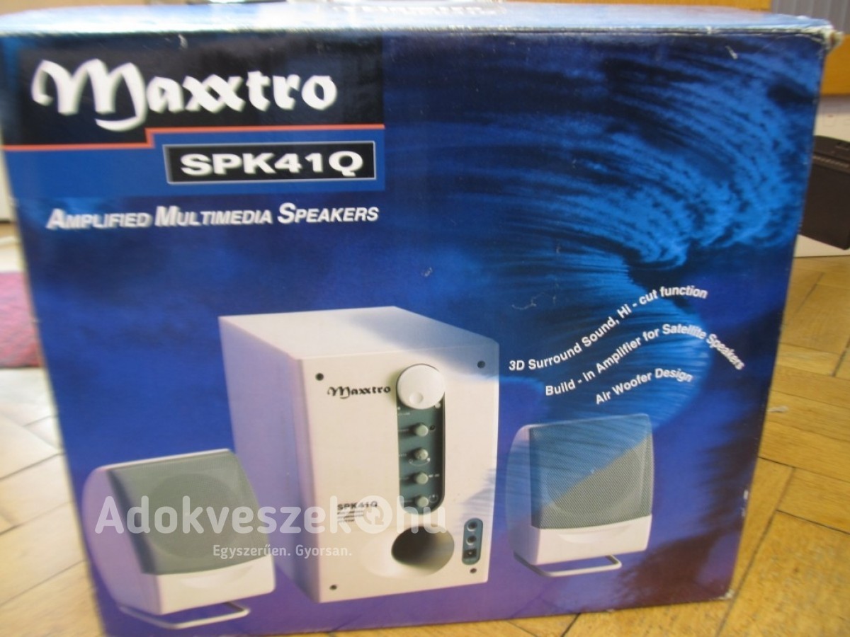 Maxxtro SPK41Q 2.1 multimédia hangdoboz szett eladó