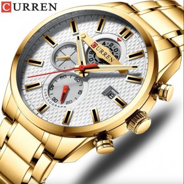Új, Curren® rozsdamentes acél férfi óra  dátumkijelzővel és...