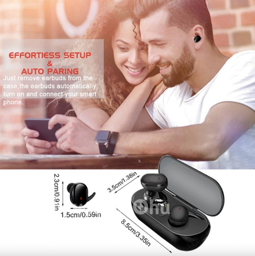 Új, Y30 TWS 5.0 Bluetooth headset töltőtokkal fél áron!