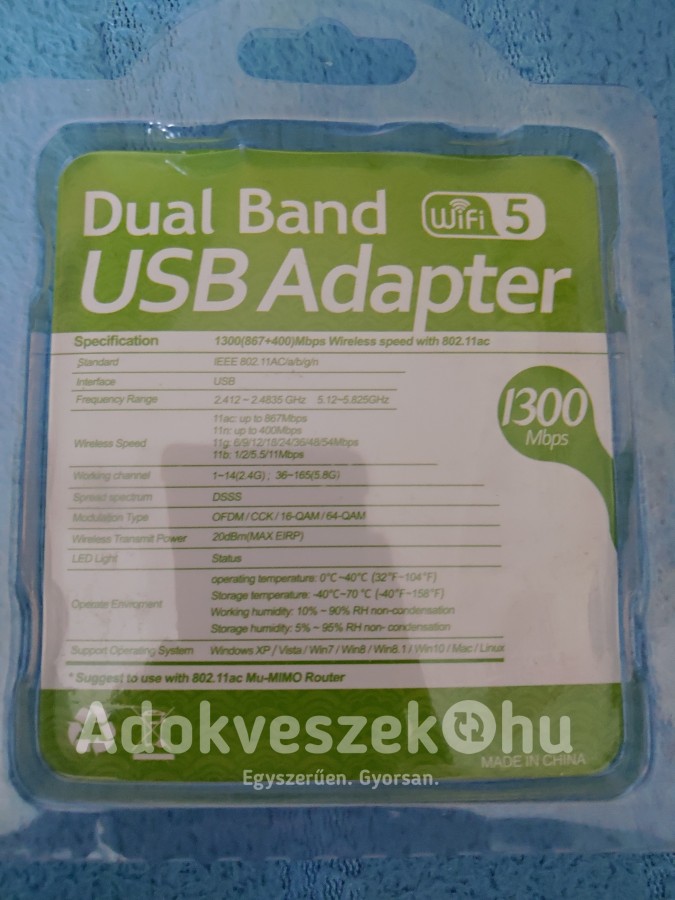 USB 3 Wifi adapter 