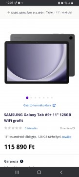 Samsung Galaxy tablet