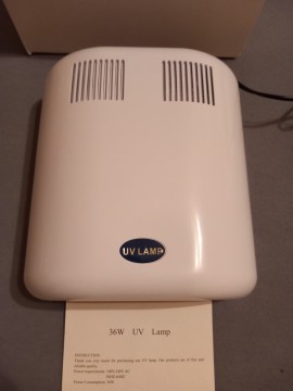 Új, 36W-os UV-lámpa (műkörömhöz, 4 csöves) 