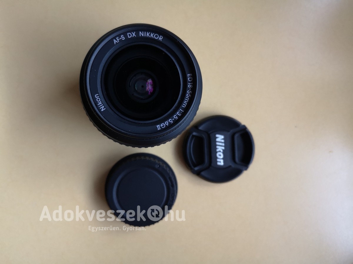 Nikon DX SWM ED 18-55mm objektív újszerű eladó