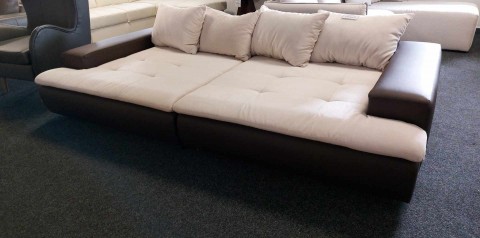 Giga kanapé (krém és barna színben)