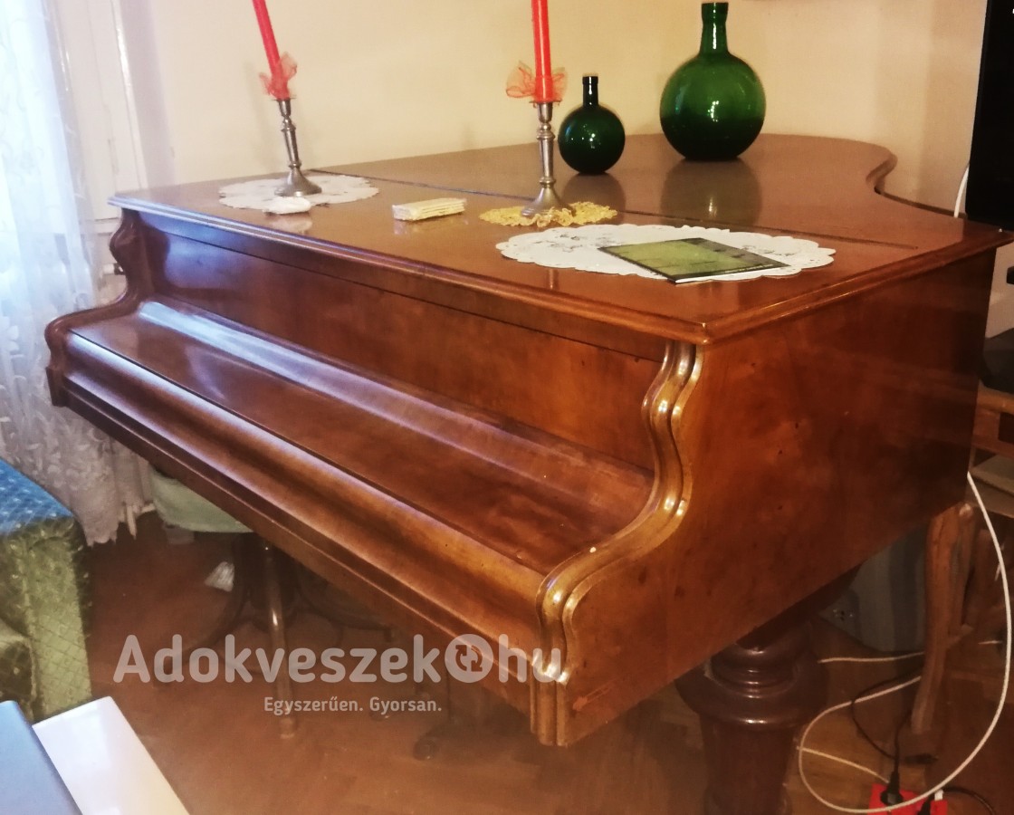 F.Littmann páncéltőkés bécsi antik zongora jó állapotú eladó