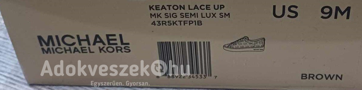 Michael Kors Kreaton Laceup 40-es, új, dobozos