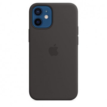 Apple iPhone 12 | 12 Pro Silicone Case with MagSafe, black