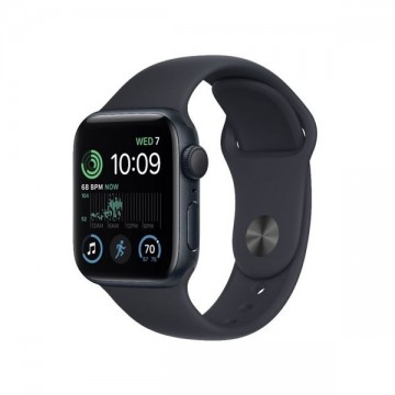 Apple Watch SE GPS 40mm Midnight Aluminium Case with Midnight Sport...