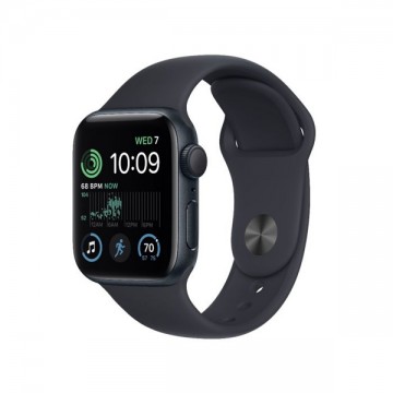 Apple Watch SE GPS 44mm Midnight Aluminium Case with Midnight Sport...