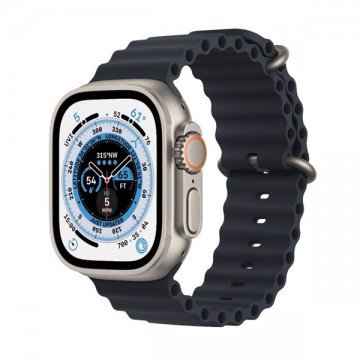 Apple Watch Ultra GPS + Cellular 49mm Titanium Case with Midnight...