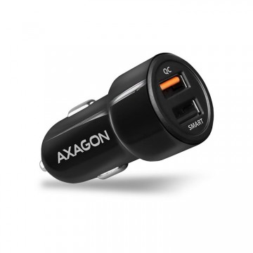 Autós töltő AXAGON PWC-QC5 QuickCharge 3.0 - 31W, Black