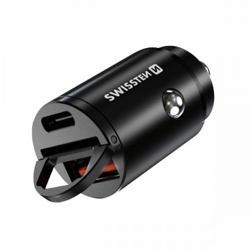 CL Adapter Swissten Power Delivery USB-C + Super Charge 3.0 30 W,...