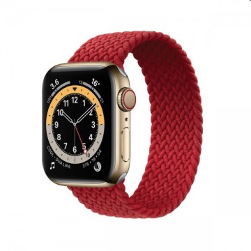 COTEetCI nylon karkötő 134 mm for Apple Watch 42/44/45 mm, piros