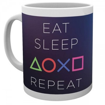 Csésze Eat Sleep Play Repeat (Playstation)